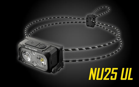 Nitecore NU25 UL 400 Lumen LED Rechargeable Headlamp