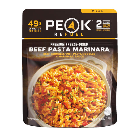 Peak Refuel:  Beef Pasta Marinara