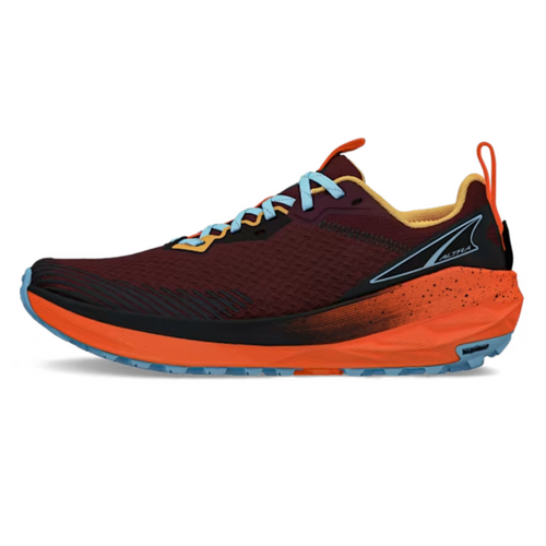 Altra Women's Experience Wild 2 Padded Hiking Shoe in Maroon with 4mm drop