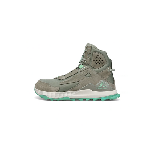 Altra Women's Lone Peak Mid Hiker 2 in gray and teal 