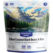 Backpacker's Pantry Cuban Coconut Black Beans & Rice made with Black Beans, Rice, Coconut, Banana, and Cilantro Vegan and Gluten Free