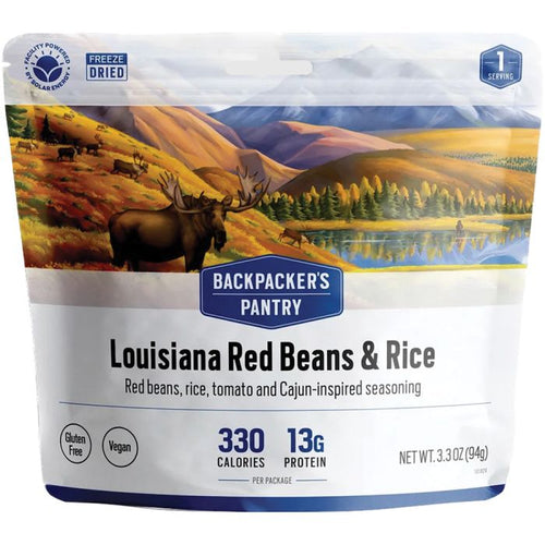 Backpacker's Pantry Louisiana Red Beans & Rice Vegan and Gluten Free Cajun-inspired dish