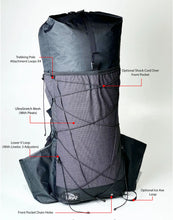 LiteAF 46L Curve Full Suspension ULTRA200, Special Limited Edition 2 Foot Adventure Backpack