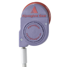 Alpenglow Gear light purple backpacking mattress inflator for nemo therm-a-rest exped and big agnes pads