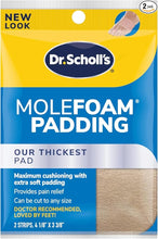 Dr. Scholls Molefoam Padding Blister Treatment Pack 2 sheets