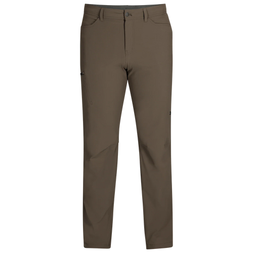 Outdoor Research Men's Ferrosi Hiking Pants in medium brown color on a white background
