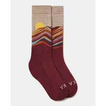Paka Apparel Essential Rainbow Mountain Crew Socks