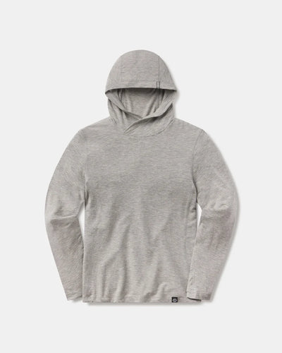 PAKA Women's Sol Sun Hoodie in Gray on a white background