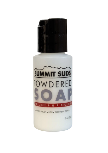 Pika Outdoor Summit Suds Powdered Soap All Purpose for hands, body, hair, clothes, dishes