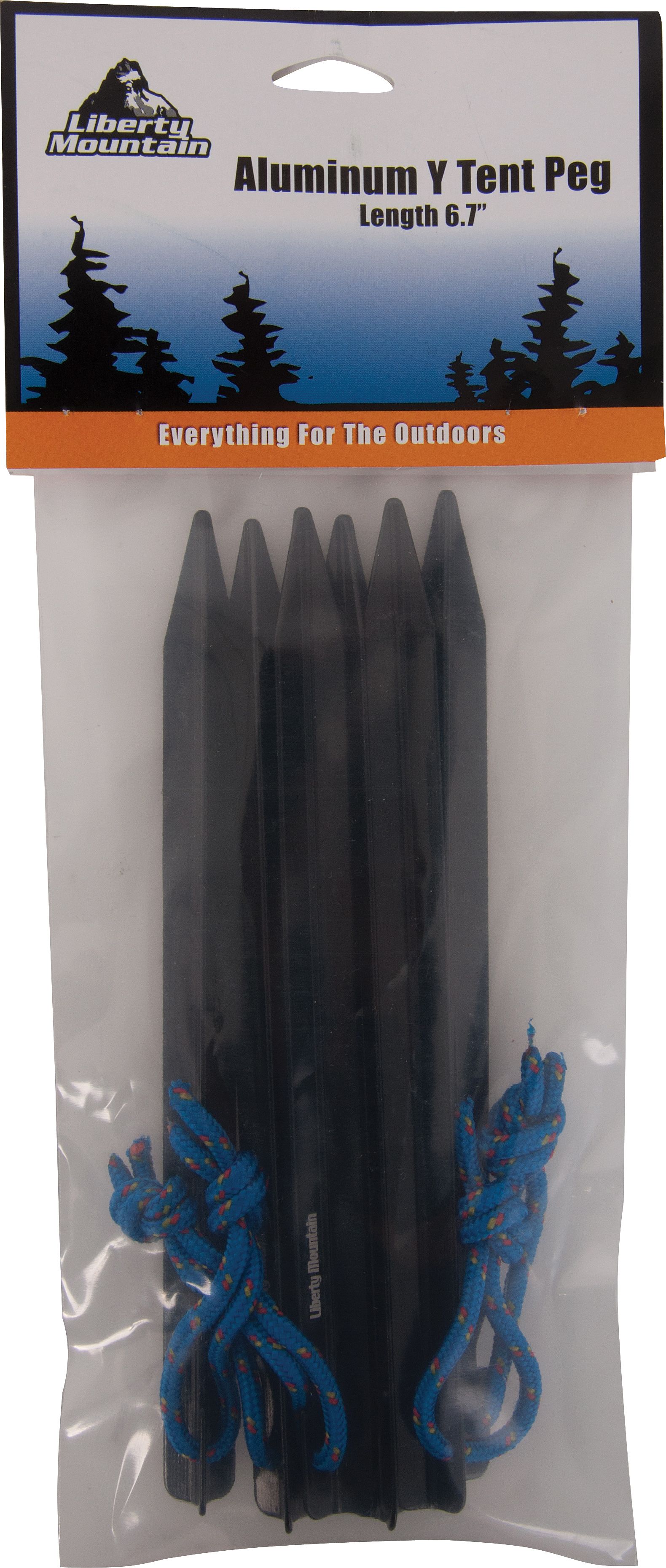Liberty Mountain 6.7" Aluminum "Y" Tent Stakes