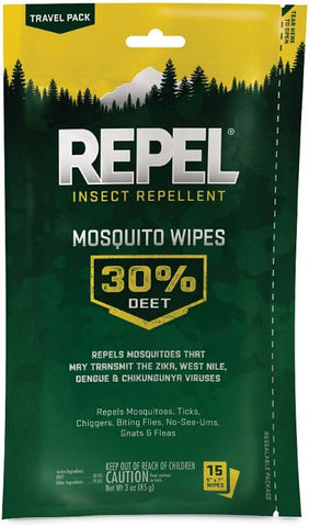 Repel Insect Repellent - Mosquito Wipes
