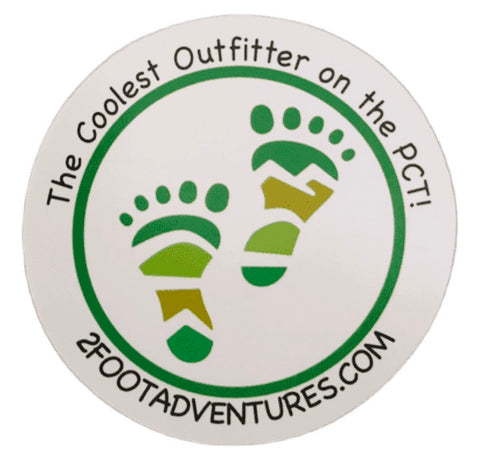 2 Foot Adventures Sticker
