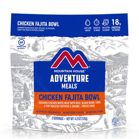 Mountain House Adventure Meal Chicken Fajita Bowl