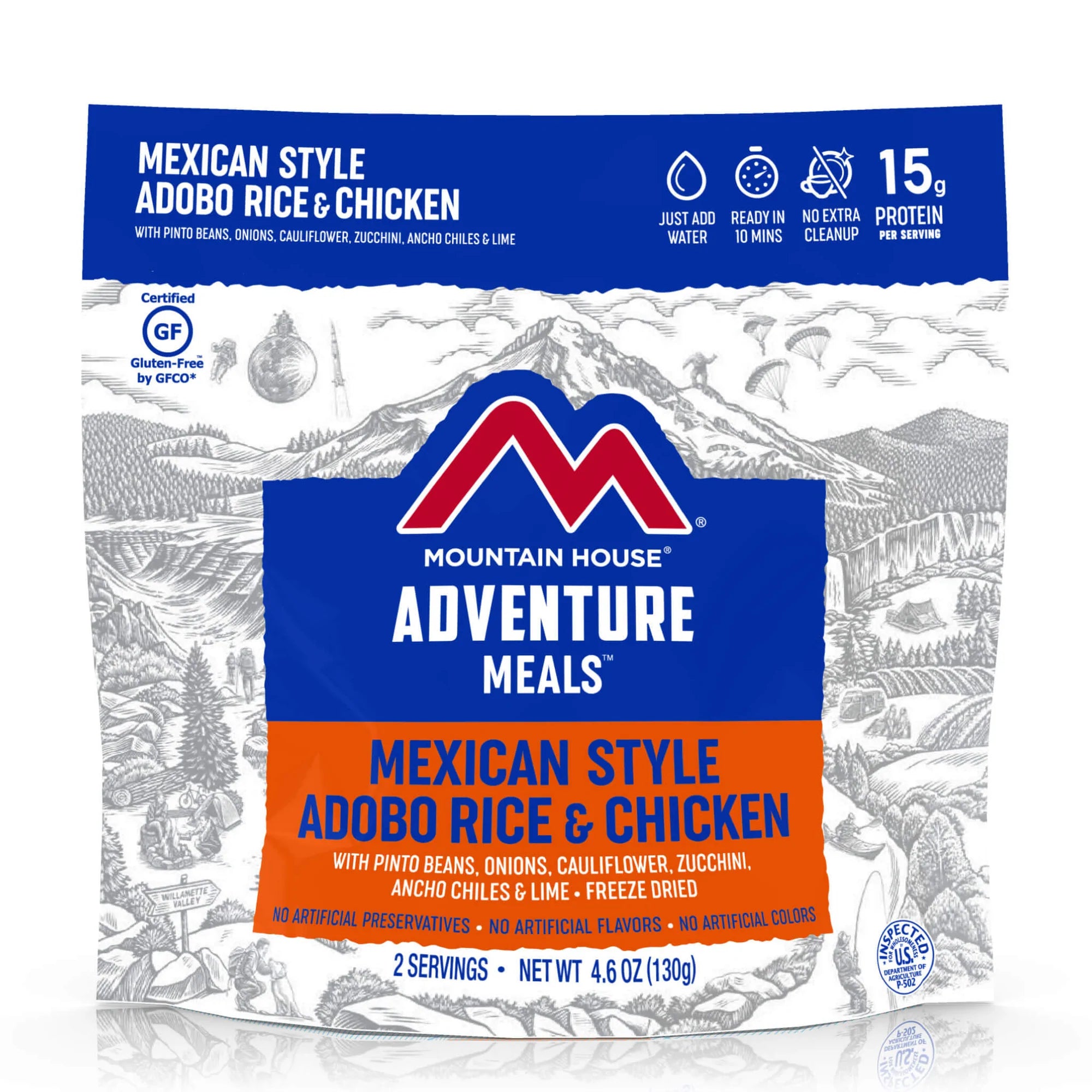 Mountain House Adventure Meal Mexican Adobo Chicken & Rice
