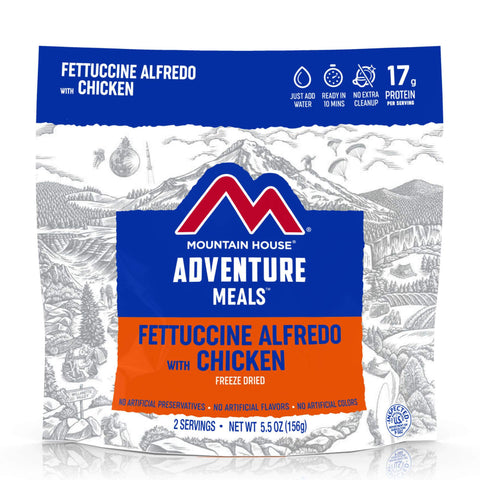 Mountain House Adventure Meal Fettuccine Alfredo w/ Chicken