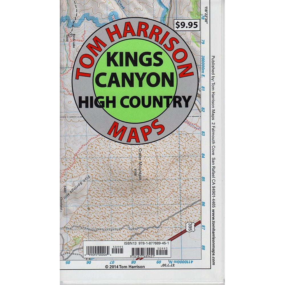 Tom Harrison Maps: Kings Canyon High Country