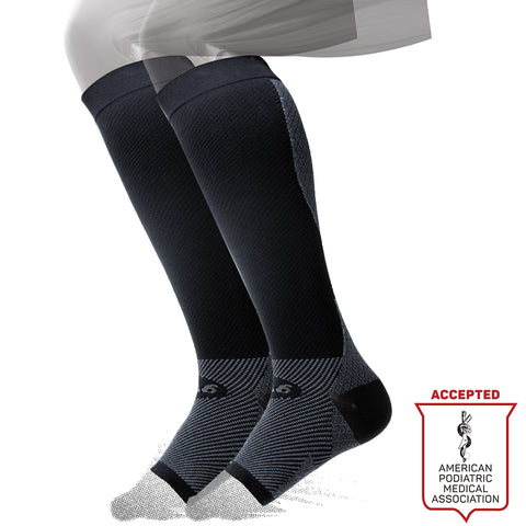 OS1st FS6 Sports Compression Foot + Calf Sleeve (PAIR)