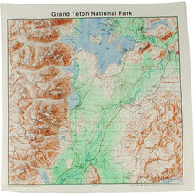 National Park Topographical Bandanas