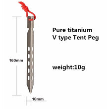 2 Foot Adventures Titanium Tent Stake (single)