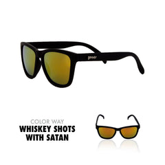 Goodr Running Sun Glasses-Clothing Accessories-Goodr-Whiskey Shots w/ Satan-2 Foot Adventures