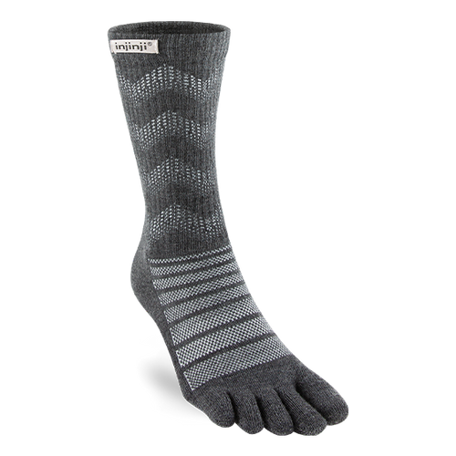 Injinji Outdoor Midweight Crew Wool Socks - NEW