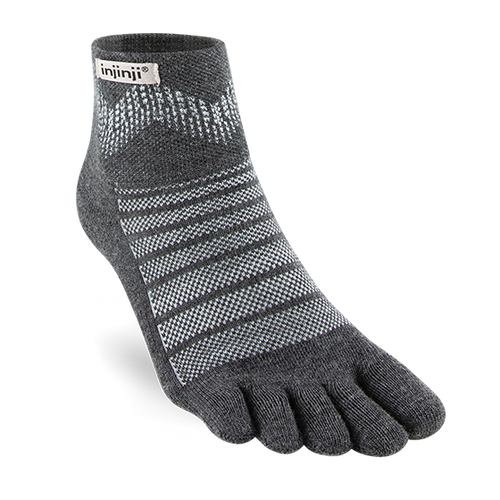 Injinji Outdoor Midweight Mini-Crew Wool Sock - NEW