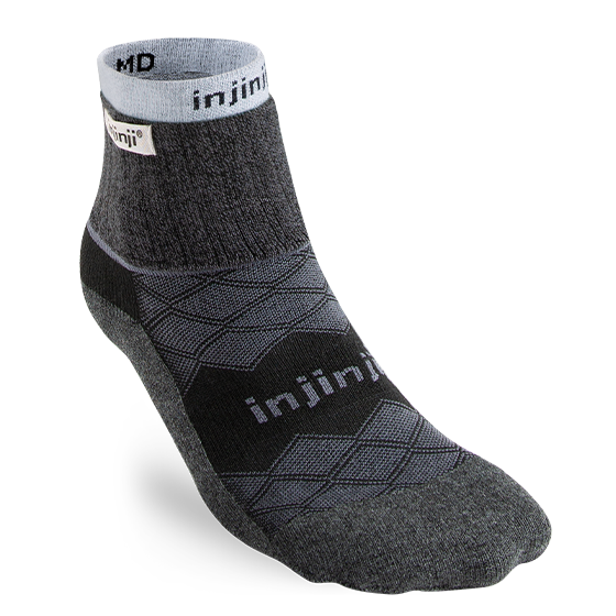 Injinji Men's Liner + Runner Mini-Crew Sock - NEW