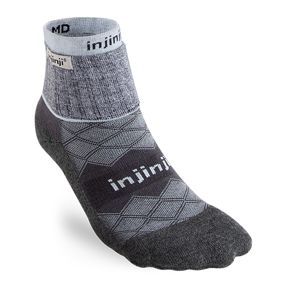 Injinji Women's Liner + Runner Mini-Crew Sock - NEW