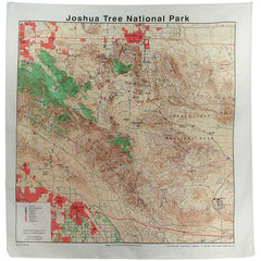 National Park Topographical Bandanas