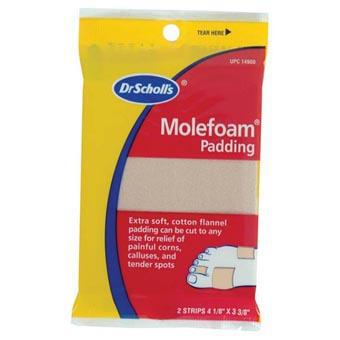 Dr. Scholls Molefoam Padding Blister Treatment Pack 2 sheets