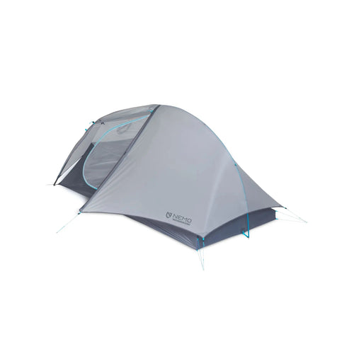 Nemo Hornet Elite 2 person ultralight backpacking tent with the door open