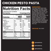 Peak Refuel: Chicken Pesto Pasta