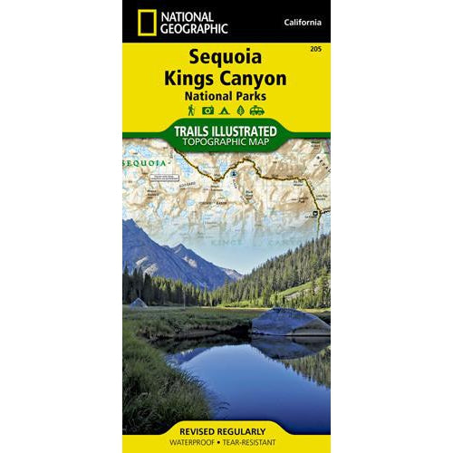 National Geographic Sequoia and Kings Canyon Map
