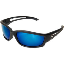 Edge Protective Eyewear - Polarized-Clothing Accessories-Edge Eyewear-Kazbek Black Frame/Aqua Precision Blue Mirror Lens-2 Foot Adventures