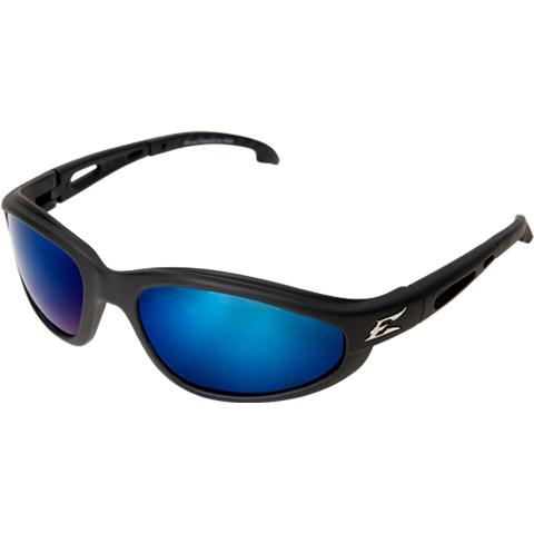 Edge Protective Eyewear - Polarized-Clothing Accessories-Edge Eyewear-Dakura Black Frame/Aqua Precision Blue Lens-2 Foot Adventures