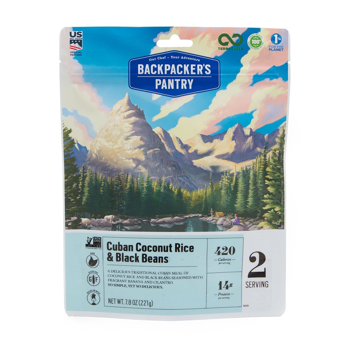 Backpacker's Pantry Cuban Coconut Black Beans & Rice