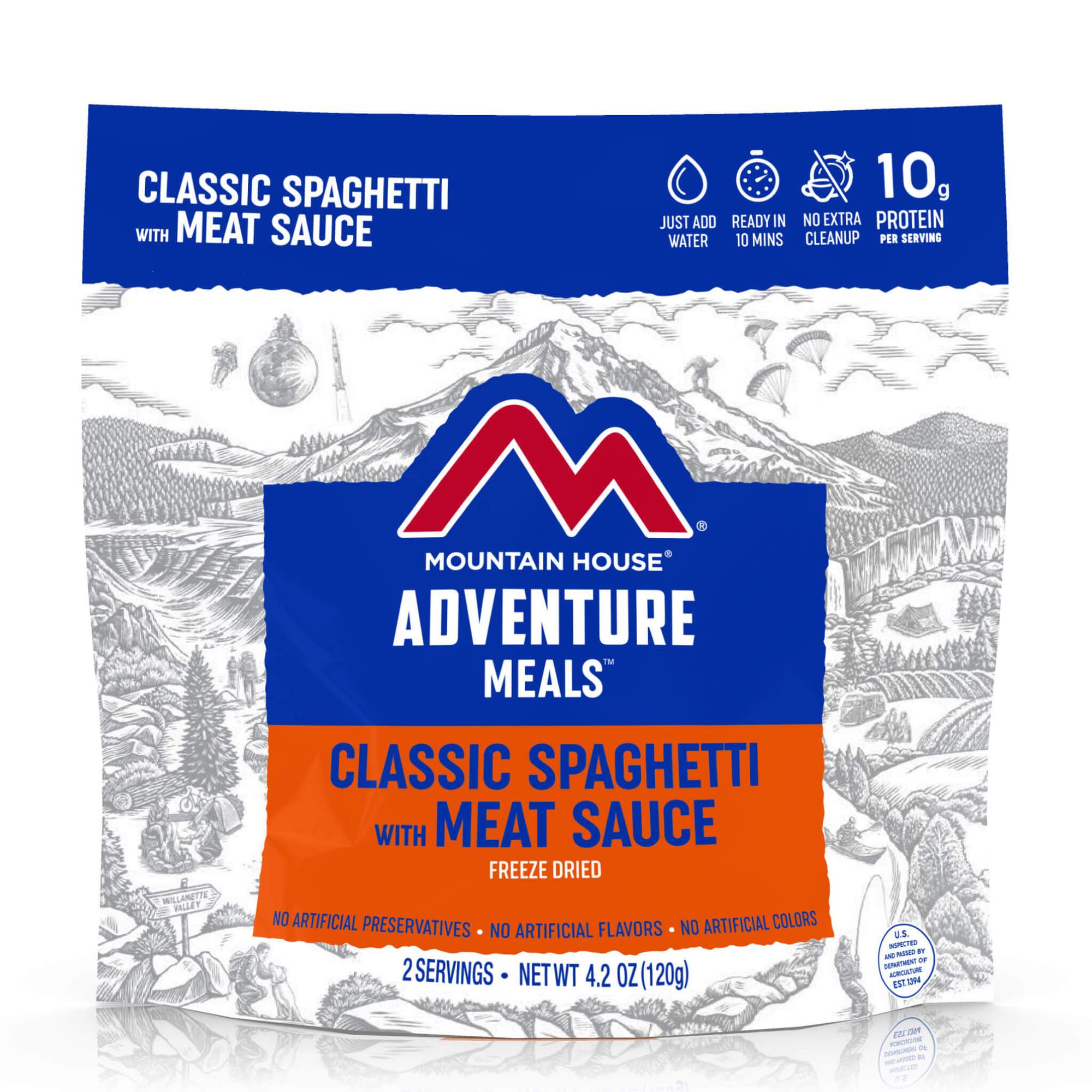 Mountain House Adventure Meal Classic Spaghetti w/ Meat Sauce