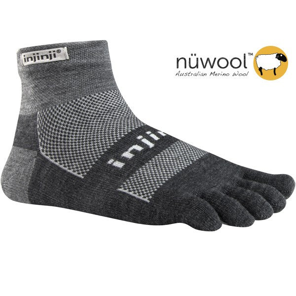Injinji NuWool Midweight Mini-Crew Sock – 2 Foot Adventures